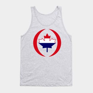 Dutch Canadian Multinational Patriot Flag Series Tank Top